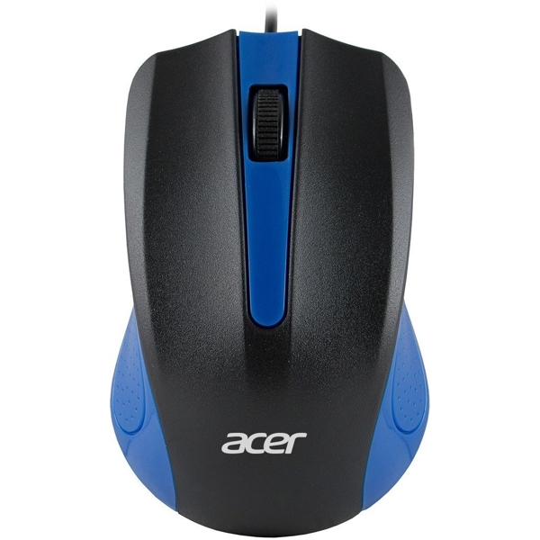 მაუსი Acer ZL.MCEEE.002 OMW011, Wired, USB, Mouse, Black/Blue