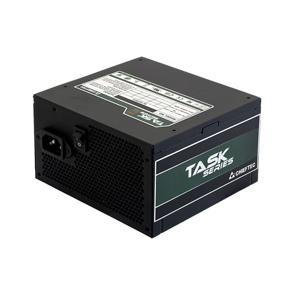 კვების ბლოკი Chieftec TPS-400S-BULK Task, 400W, Power Supply, Black