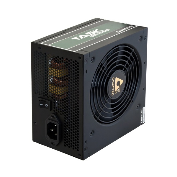 კვების ბლოკი Chieftec TPS-500S-BULK Task, 500W, Power Supply, Black