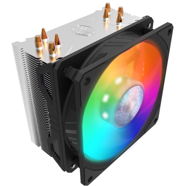 ქულერი Cooler Master RR-2V2L-18PA-R1 Hyper 212 ARGB, 120mm, 1800RPM, Cooler, Black