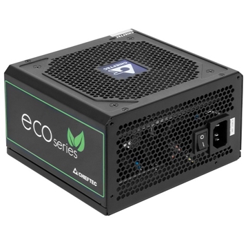 კვების ბლოკი Chieftec GPE-500S ECO, 500W, Power Supply, Black