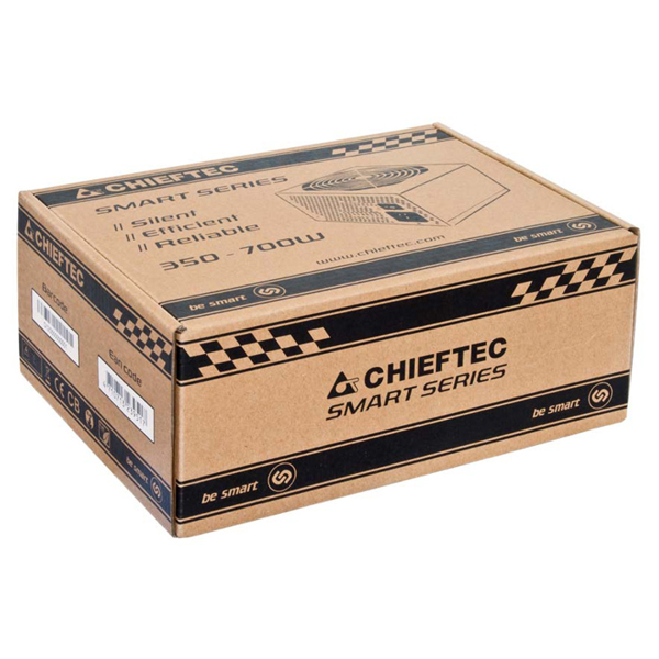 კვების ბლოკი Chieftec GPS-550A8 Smart, 550W, Power Supply, Black