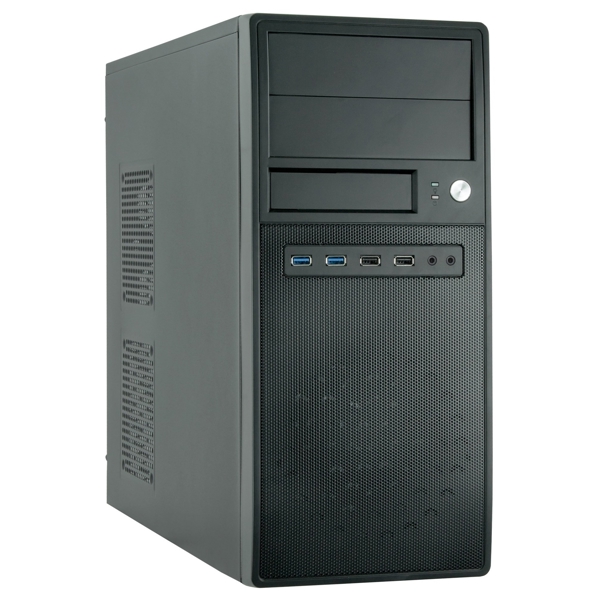 ქეისი Chieftec CG-04B-OP Mesh Computer Case ATX, 2x USB3.0, 2x USB2.0, Black