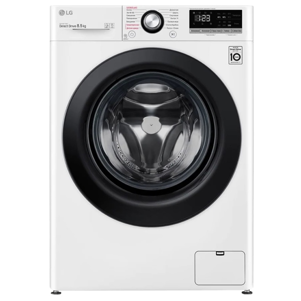 სარეცხი მანქანა LG F2V3GS6W, 8,5Kg, A, 1200Rpm, 54Db, Washing Machine, White