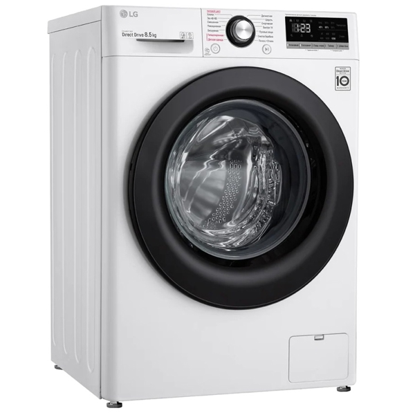 სარეცხი მანქანა LG F2V3GS6W, 8,5Kg, A, 1200Rpm, 54Db, Washing Machine, White