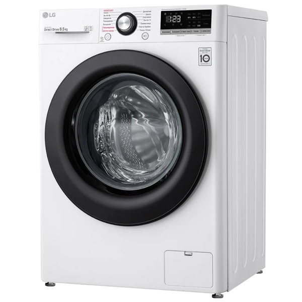 სარეცხი მანქანა LG F2V3GS6W, 8,5Kg, A, 1200Rpm, 54Db, Washing Machine, White