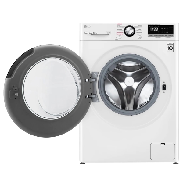 სარეცხი მანქანა LG F2V3GS6W, 8,5Kg, A, 1200Rpm, 54Db, Washing Machine, White