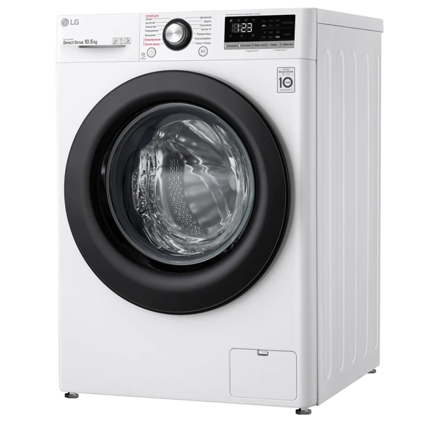 სარეცხი მანქანა LG TW4V3RS6W, 10.5Kg, A, 1400Rpm, 53Db, Washing Machine, White