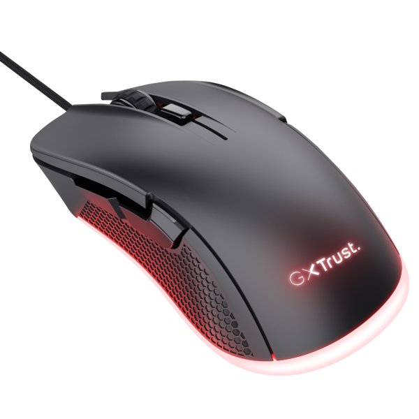 მაუსი Trust GXT 922 YBAR, Wired, USB, Gaming Mouse, Black