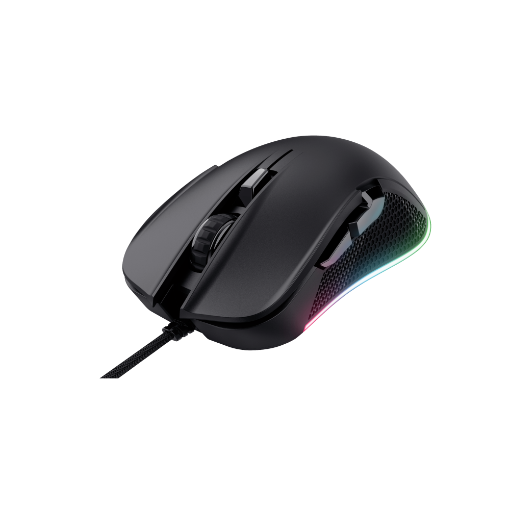 მაუსი Trust GXT 922 YBAR, Wired, USB, Gaming Mouse, Black