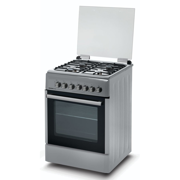 გაზქურა Luxell HO-40 X 4 Gas, Oven Electric, Silver