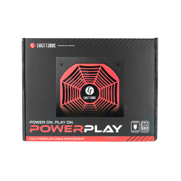 კვების ბლოკი Chieftec GPU-850FC 850W 80 Plus Power Supply Black