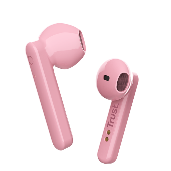 ყურსასმენი Trust Primo Touch Headphones, Wireless, Bluetooth, Pink