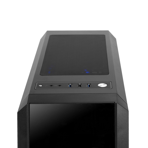 ქეისი Chieftec GL-03B-OP Gaming Case Mini ITX, mATX, ATX, 2 x USB3.1, 1x USB2.0, Black