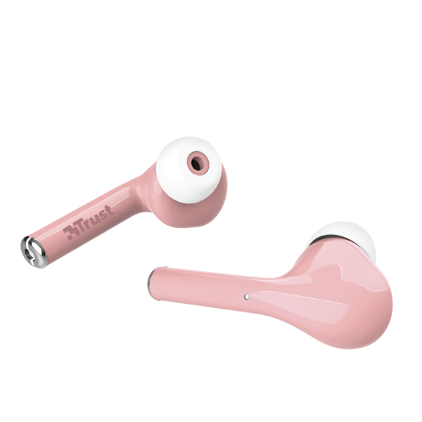 ყურსასმენი Trust Nika Touch Headphones, Wireless, Bluetooth, Pink