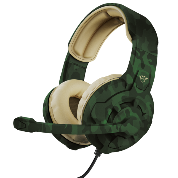 ყურსასმენი Trust GXT 411C Radius Gaming Headset, Wired, 3.5mm, Jungle Camo