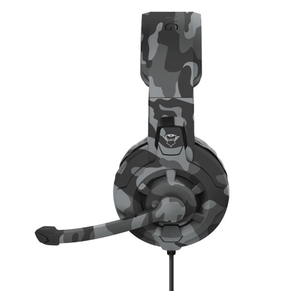 ყურსასმენი Trust GXT 411K Radius Gaming Headset, Wired, 3.5mm, Black Camo