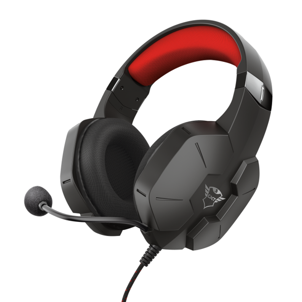 ყურსასმენი Trust GXT 323 Carus Gaming Headset, Wired, 3.5mm, Black