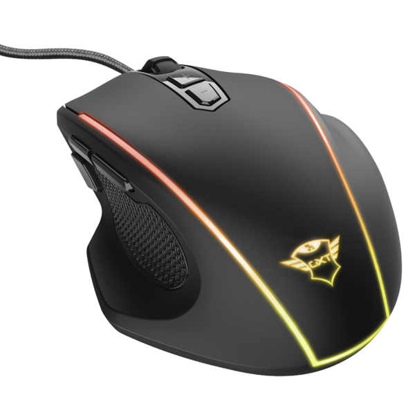 მაუსი Trust GXT 165 Celox, Wired, USB, Gaming Mouse, Black