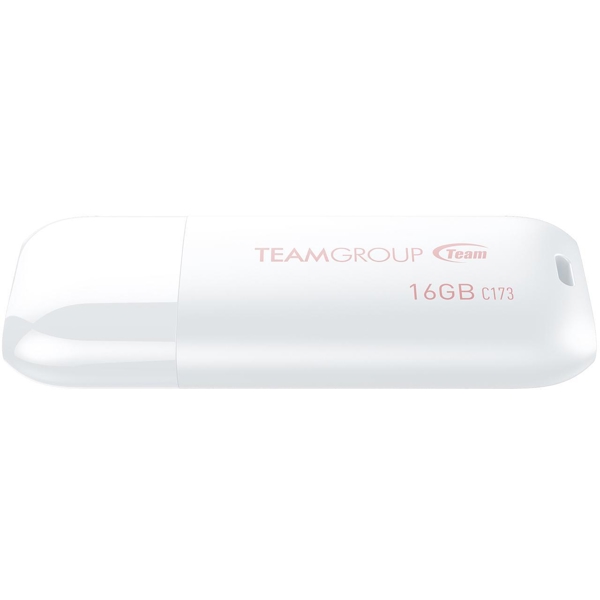 USB ფლეშ მეხსიერება Team C173, 16GB, USB 2.0, White