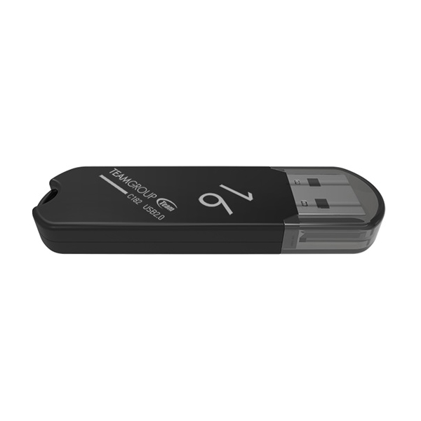 Team C182, 16GB, USB 2.0, Black