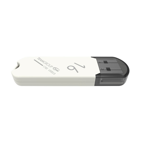 USB ფლეშ მეხსიერება Team C182, 16GB, USB 2.0, White