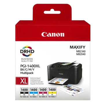 კარტრიჯი Canon PGI-1400XL Multipack, Cartridge, 1200P,  All Colors