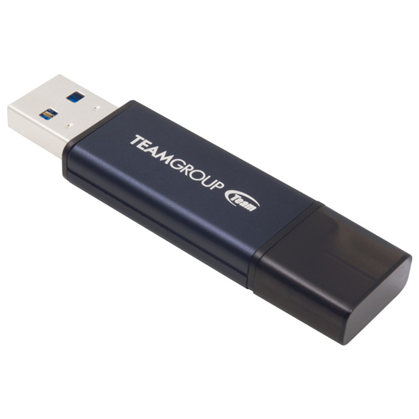 USB ფლეშ მეხსიერება Team C211, 256GB, USB 3.2 Blue