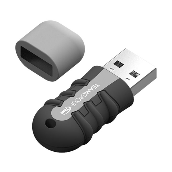 USB ფლეშ მეხსიერება Team T181, 16GB, USB 2.0 Gray