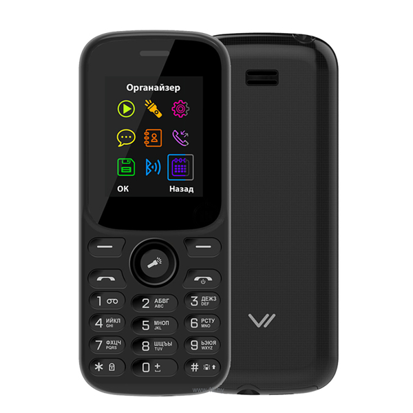 მობილური ტელეფონი Vertex M124 Dual SIM Black