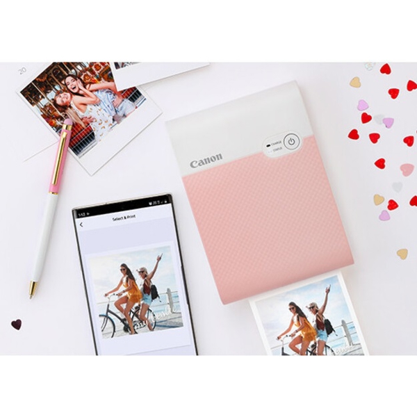 ფოტო პრინტერი Canon Selphy Square QX10, WIFI, Portable Photo Printer, Pink