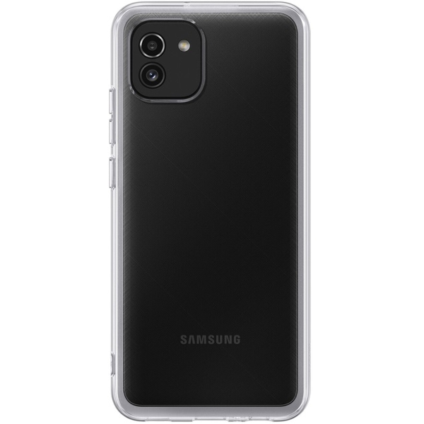 მობილურის ქეისი Samsung EF-QA035TTEGRU Galaxy A03 Soft Clear Cover Transparent