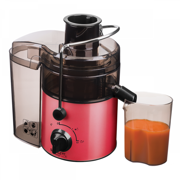 წვენსაწური Scarlett SC-JE50S19, 800W, 1L, Juicer, Red