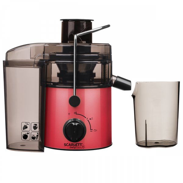 წვენსაწური Scarlett SC-JE50S19, 800W, 1L, Juicer, Red