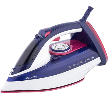 ორთქლის უთო Scarlett SC-SI30K45, 2600W, 450ML, Steam Iron, Purple Magenta