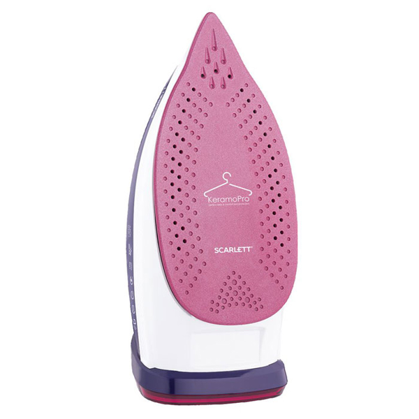 Scarlett SC-SI30K45, 2600W, 450ML, Steam Iron, Purple Magenta