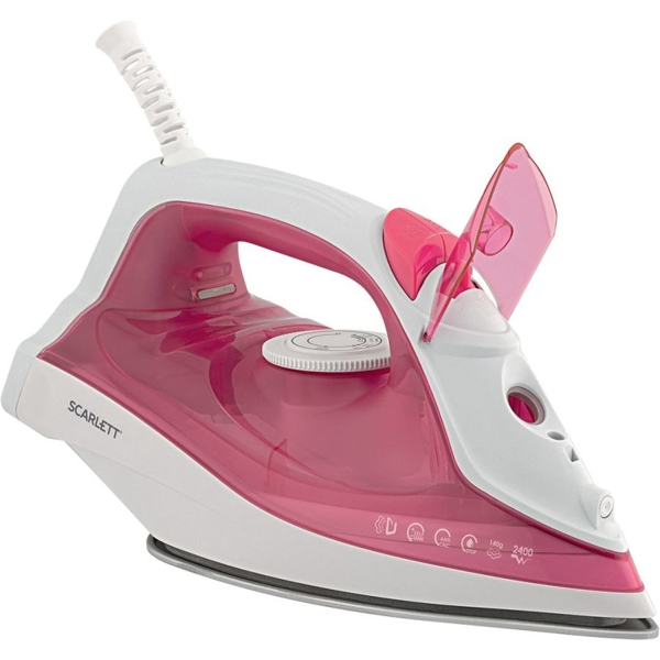 ორთქლის უთო Scarlett SC-SI30K56, 2400W, 280ML, Steam Iron, Pink