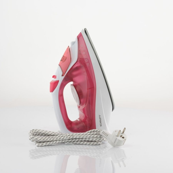 ორთქლის უთო Scarlett SC-SI30K56, 2400W, 280ML, Steam Iron, Pink