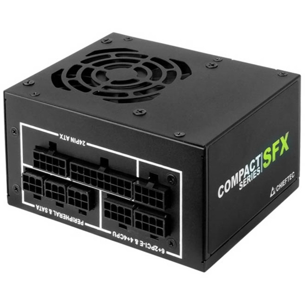 კვების ბლოკი Chieftec CSN-650C Compact, 650W, 80+Gold, Power Supply, Black