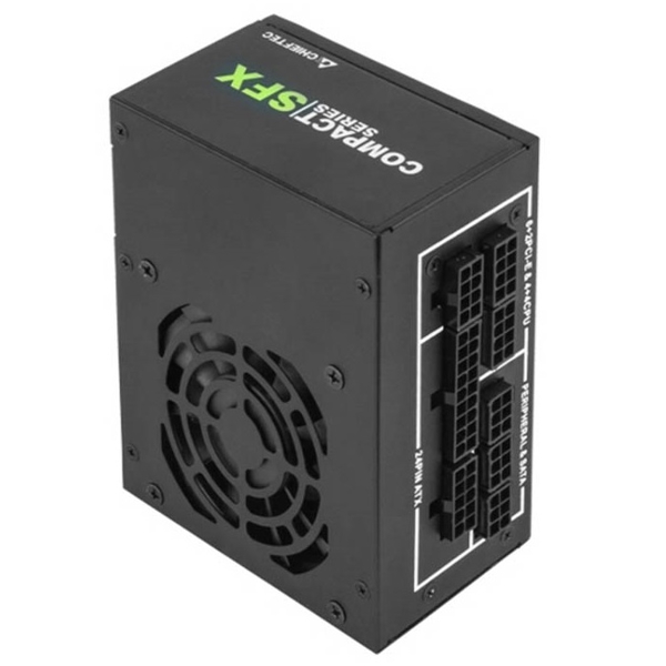 კვების ბლოკი Chieftec CSN-650C Compact, 650W, 80+Gold, Power Supply, Black