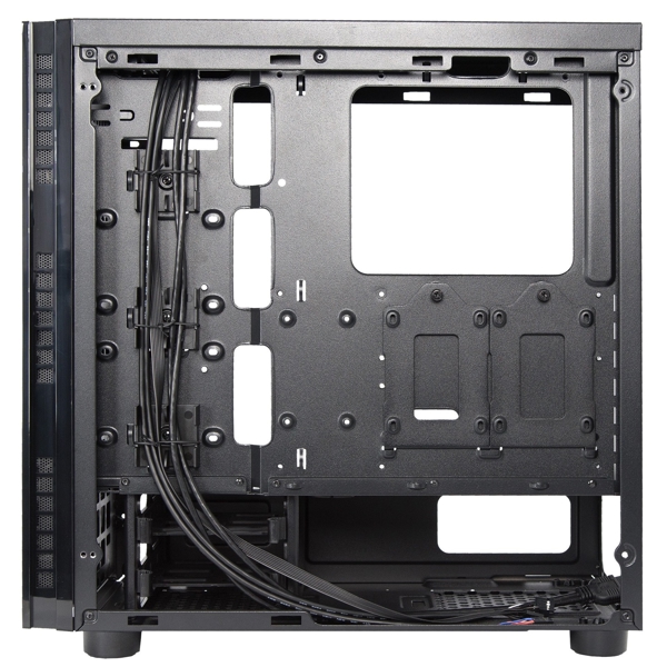 ქეისი Chieftec AL-02B-TG-OP Hawk Computer Case ATX, 2x USB3.0, 1x USB2.0, Black