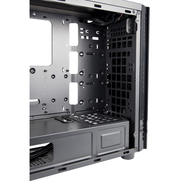 ქეისი Chieftec AL-02B-TG-OP Hawk Computer Case ATX, 2x USB3.0, 1x USB2.0, Black