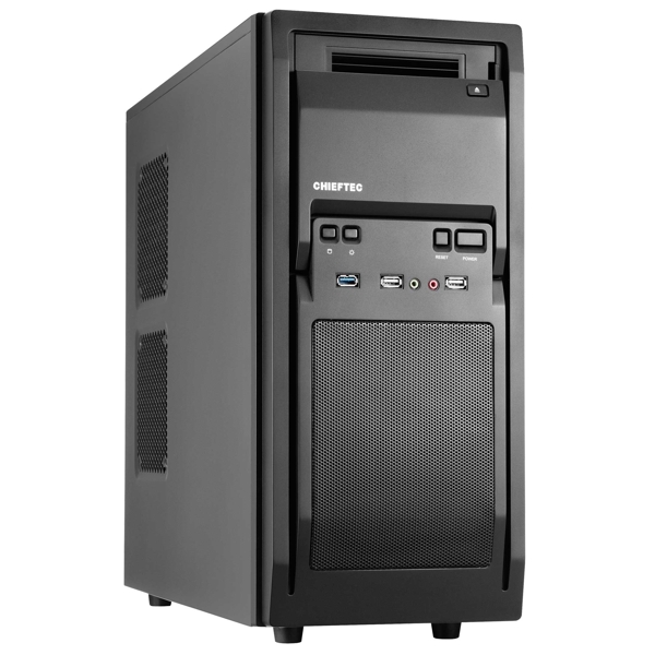 ქეისი Chieftec LF-02B-OP Libra Computer Case ATX, 1x USB 3.0, 2x USB 2.0, Black