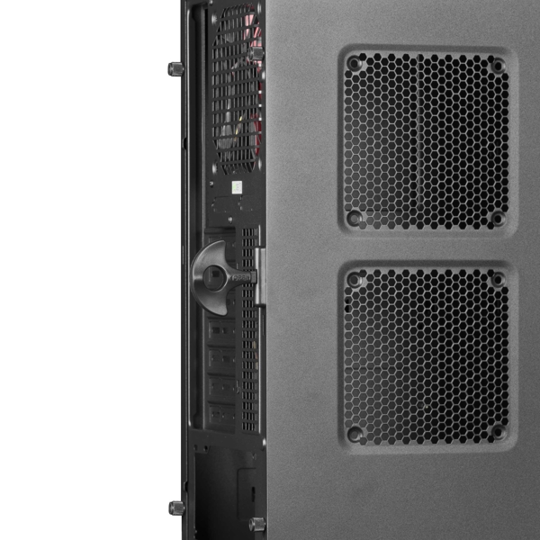 ქეისი Chieftec LF-02B-OP Libra Computer Case ATX, 1x USB 3.0, 2x USB 2.0, Black