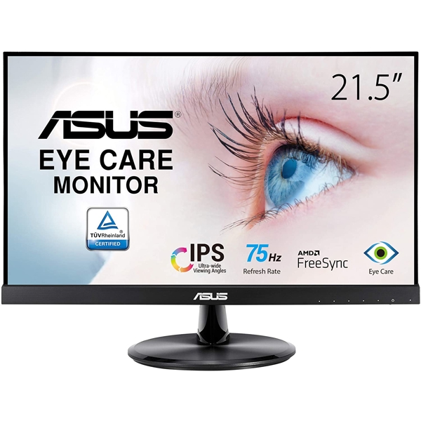 მონიტორი Asus VP229HE, 21.5", Monitor, FHD, LED, HDMI, VGA, Black