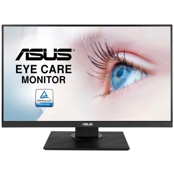 მონიტორი Asus VA24DQLB, 23.8", Monitor, FHD, LED, DP, HDMI, VGA, 2x USB2.0, Black