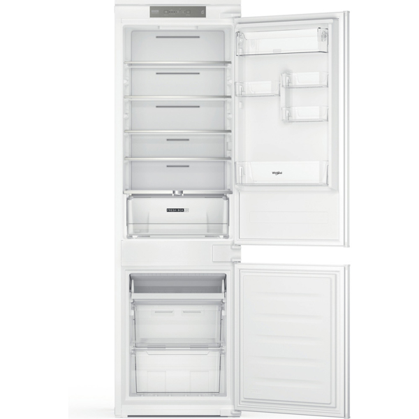 მაცივარი Whirlpool WHC18T311, A+, 250L, 32Db, Built-in Refrigerator, White