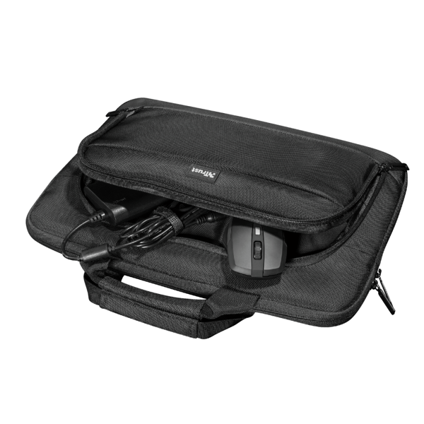 ნოუთბუქის ჩანთა Trust Sydney Eco, 14", Laptop Bag, Black