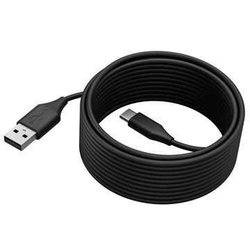 USB კაბელი Jabra 14202-11, USB-C to USB-A, 5m, PanaCast 50 USB Cable, Black