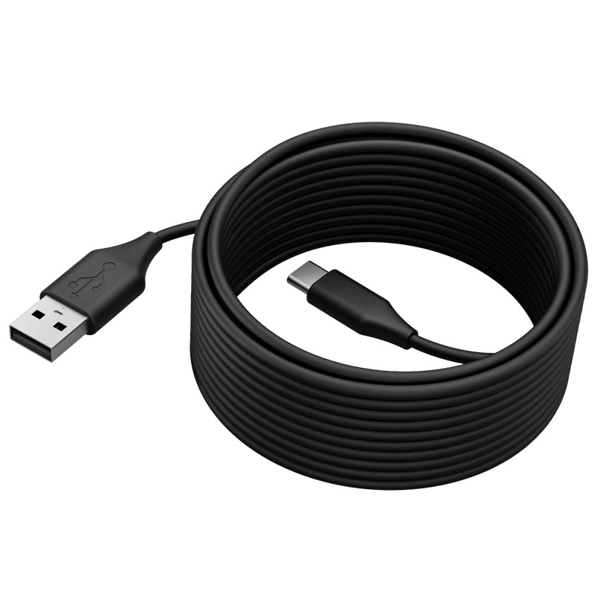 USB კაბელი Jabra 14202-11, USB-C to USB-A, 5m, PanaCast 50 USB Cable, Black